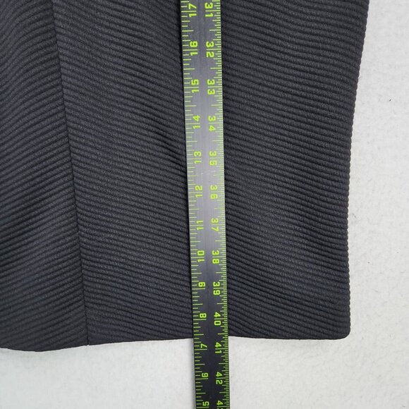 Michael Kors Dress Womens Medium Black Sheath Ribbed Knit Classic Career NEW - Picture 7 of 12